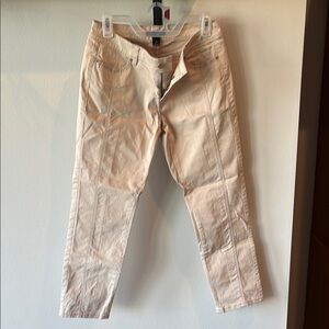 Beige Casual Pants